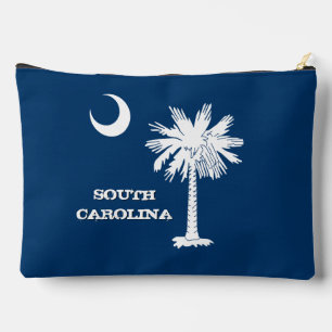 South Carolina bag, fashion USA, S Carolina flag Accessory Pouch