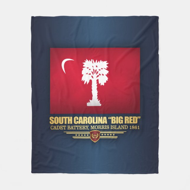 South Carolina "Big Red" Fleece Blanket (Front)
