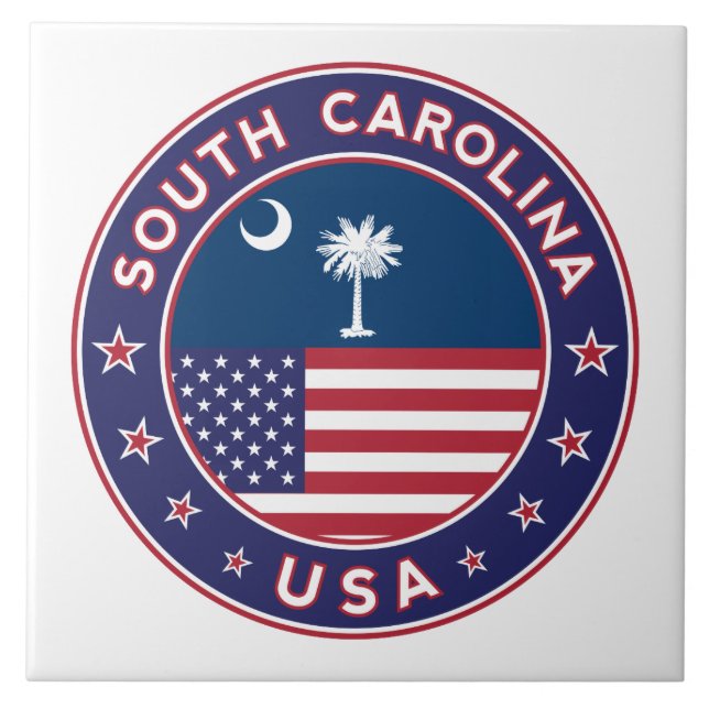 South Carolina Ceramic Tile (Front)