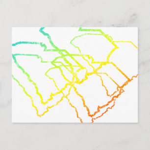 south carolina chill blur postcard