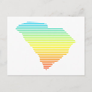 south carolina chill fade postcard