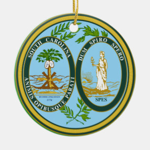 South Carolina* Christmas Ornament