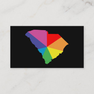 south carolina colour burst business card