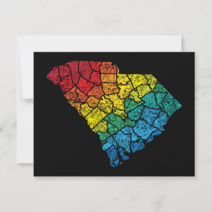 south carolina colour counties invitation
