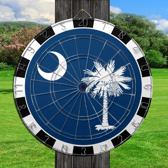 South Carolina Dartboard & Carolina Flag / board (Creator Uploaded)