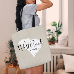 South Carolina Family Monogram State Tote Bag