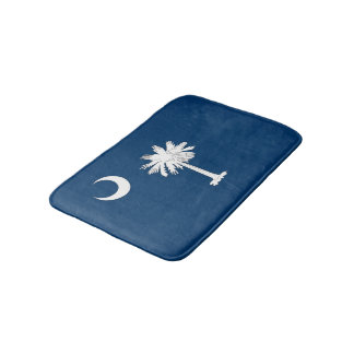 South Carolina Flag Bath Mat