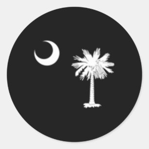 South Carolina Flag Classic Round Sticker