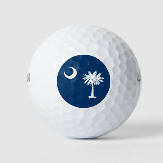 South Carolina Flag Golf Balls (Front)