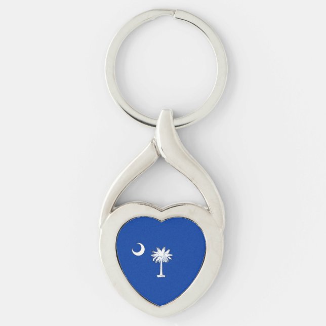 SOUTH CAROLINA FLAG KEY RING (Front)