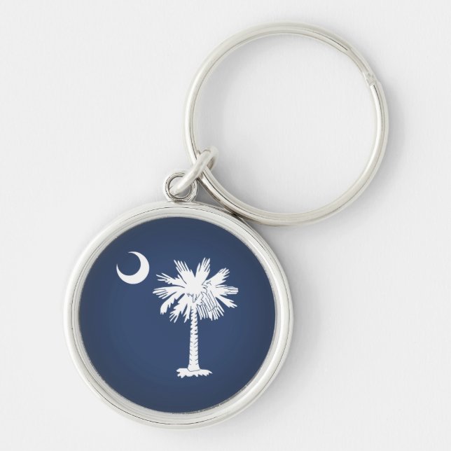 South Carolina Flag Key Ring (Front)