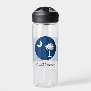 South Carolina Flag, Patriotic USA, South Carolina Water Bottle