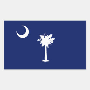 South Carolina Flag Rectangular Sticker