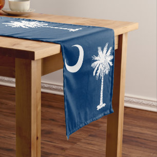 South Carolina flag & Sport fan house decor / USA Short Table Runner