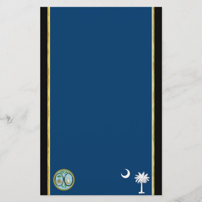 South Carolina flag Stationery (Front)