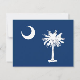 South Carolina Flag Thank You Card