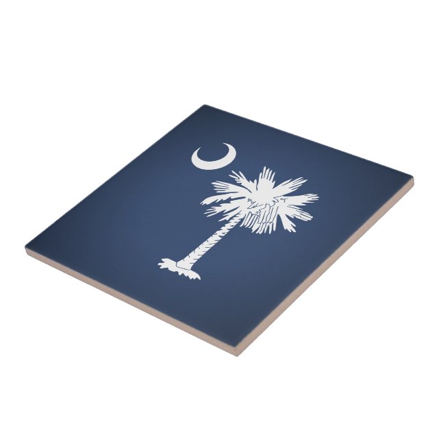 South Carolina Flag Tile (Side)
