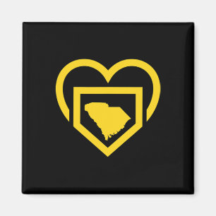 South Carolina Girls Fastpitch Softll Daughter Hom Magnet