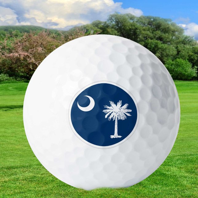 South Carolina Golf Balls, state Flag / Patriots Golf Balls (Creator Uploaded)
