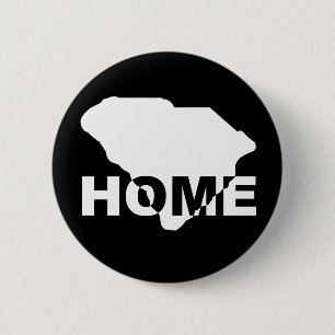 South Carolina Home Away From State Button Badge