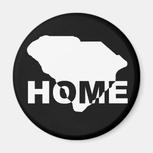 South Carolina Home Away From State Fridge Magnet