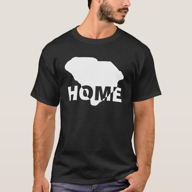 South Carolina Home Away From State T-Shirt Tees (Front)