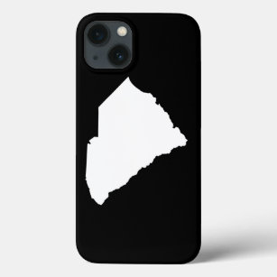 South Carolina in White and Black iPhone 13 Case