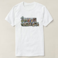 South Carolina Letters Greeting T Shirt