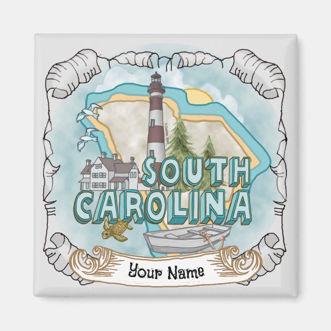 South Carolina Lighthouse  magnet (Front)