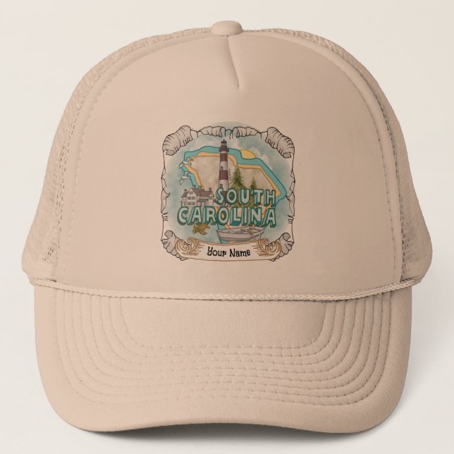 South Carolina Lighthouse  Trucker Hat (Front)