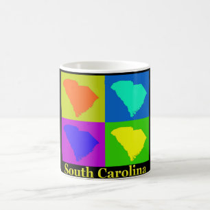 South Carolina Map Coffee Mug
