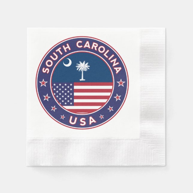 South Carolina Napkin (Front)