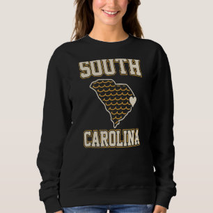 South Carolina Ocean Myrtle Beach Love Heart Ocean Sweatshirt