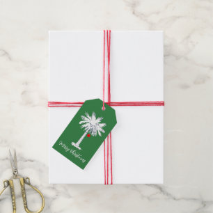 South Carolina Palm Xmas Tag
