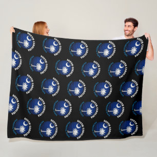 SOUTH CAROLINA PALMETTO STATE FLAG FLEECE BLANKET