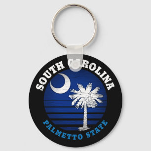 SOUTH CAROLINA PALMETTO STATE FLAG KEY RING