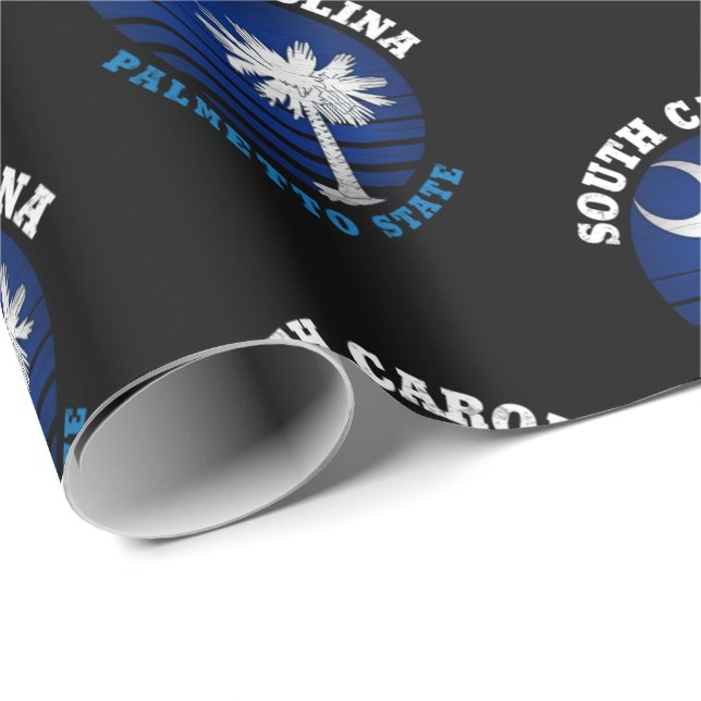 SOUTH CAROLINA PALMETTO STATE FLAG WRAPPING PAPER (Roll Corner)