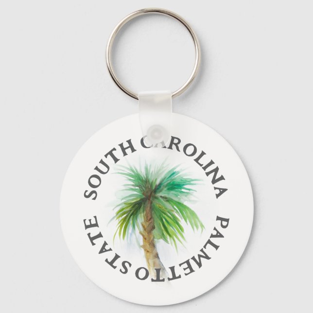 South Carolina Palmetto State key Chain (Front)