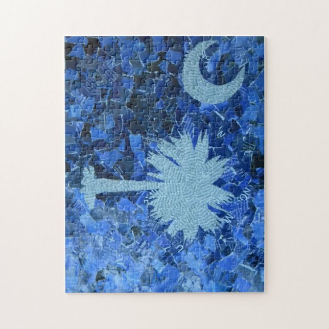 South Carolina Palmetto Tree Puzzle (Vertical)