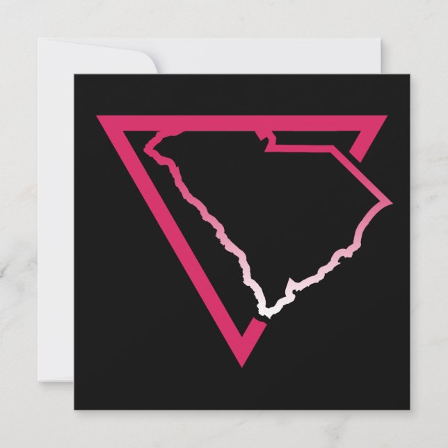 south carolina pink triangle invitation (Front)