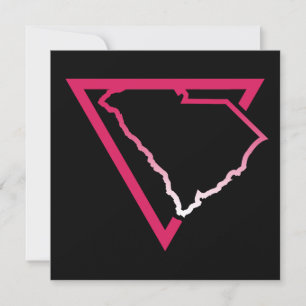 south carolina pink triangle invitation