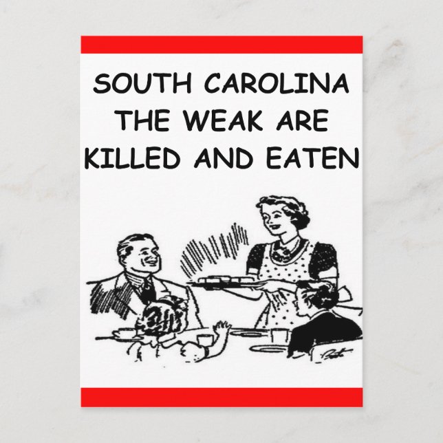 south carolina postcard (Front)