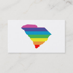 south carolina rainbow business card