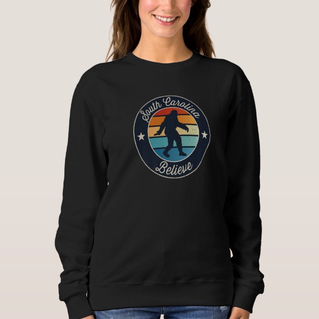 South Carolina Sasquatch Yetti Vacation Souvenir Sweatshirt (Front)