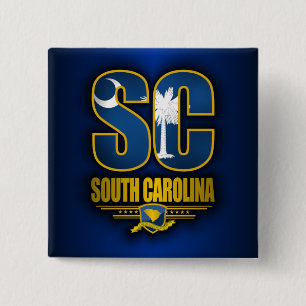 South Carolina (SC) 15 Cm Square Badge