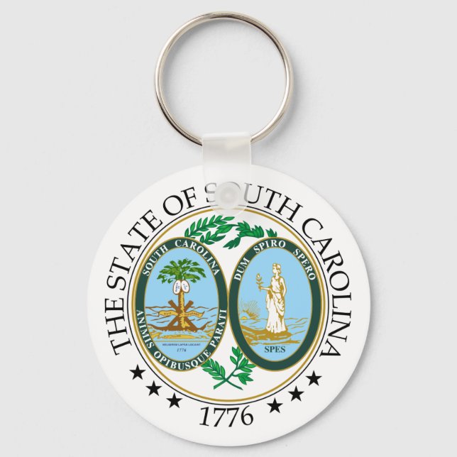 South Carolina sign Key Ring (Front)