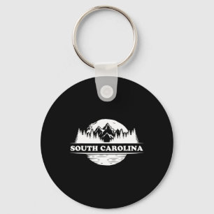 South Carolina Souvenir Hiking Mountains Forest Ca Key Ring