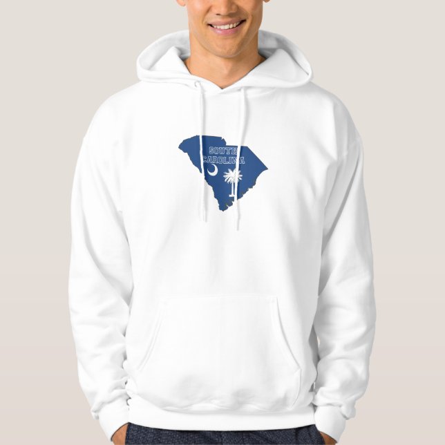 South Carolina State Flag and Map children’s Hoodie (Front)