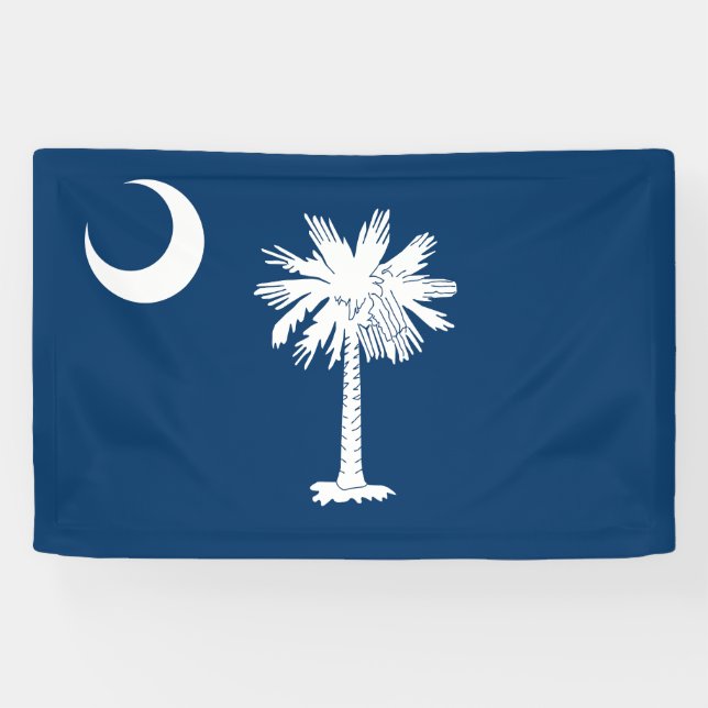 South Carolina State Flag Banner (Horizontal)