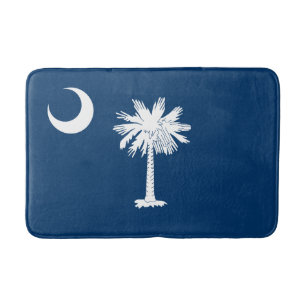South Carolina State Flag Bath Mat